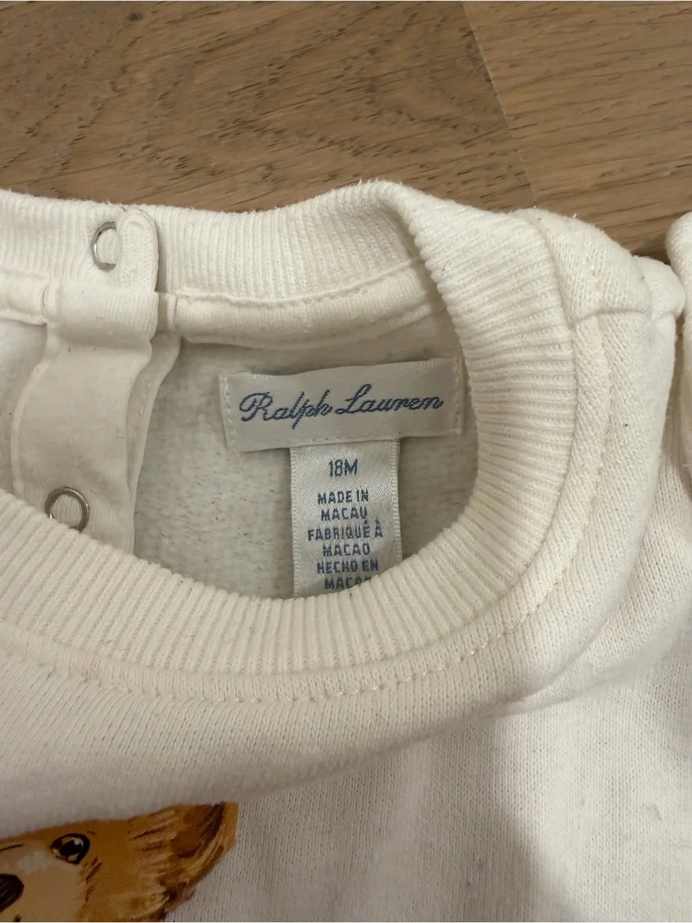 Polo Ralph Lauren Baby Girl Fleece Polo Bear Sweatshirt and Pants Set